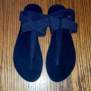 Reef Cushion by Reef Black Strappy Sandal
